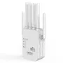 1200Mbps Wireless WiFi Repeater Dual Band WIFI Extender Booster 2.4G/5G Network Amplifier with 6 Antennas 360° Full Coverage Signal for Small Office