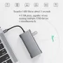Bakeey USB-C 11 in 1 Docking Station with 4K@30Hz 1080P VGA 100W PD Charging RJ45 100M SD/TF Card Reader 3.5mm Audio USB Hub