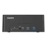 MAIWO K3082P 12-in-1 Hard Drive Docking Station SATA to USB 3.1 Gen2 Dual Bay Offline Clone Adapter with RJ45 SD/TF for 2.5/3.5\ SSD HDD Case