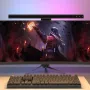 TB-300SFBT Gaming Monitor Lamp with Music LED RGB Ambient Light 5W Adjustable Brightness Color Temperature Stereo Sound PC Monitor Desk Lamp Eye Protection Space-Saving Design