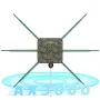 Router wireless esterno WAVLINK AX3000 WiFi6, extender WiFi mesh a lungo raggio a doppia banda 2.4G/5G con PoE, 6 antenne ad alto guadagno da 7 dBi, ripetitore impermeabile IP67