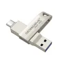 Microdrive MD223C USB3.0&Type-C двойной металлический интерфейс 64G 128G 256G высокоскоростная передача данных портативный накопитель U диск для телефона компьютера планшета