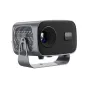 HY310 Mini LED Projector Android 11.0 OS Electric Focus 1080P Supported Dual-5G-WIFI 390 Ansi Lumens 160Inch Giant Screen Outdoor Movie Portable Theater