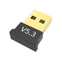 MNNWUU bluetooth 5.3 Adapter Dongle Wireless Speaker Audio Receiver USB Transmitter Driver-free for PC Laptop Phone Headphone