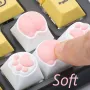 Cat Paws Corgi Keycap Soft Silicone For Cherry Mx Switch Mechanical Keyboard ABS Animal Keycaps