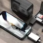 7-in-1 Multifunctional Card Reader Storage Box SD Card Micro SD Card Case OTG Adapter USB2.0 Type-C Adapter Card Storage Box