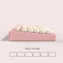 XVX Cherry Pudding 143 Keys MOA Profile Dye-Sub PBT Keycap Set for ANSI Layout 61/68/84/87/100/104/108 Keys Mechanical Keyboard