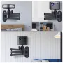 Universal Wall Mounted Projector Bracket Strong Load-bearing Capacity Adjustable Wall Ceiling Bracket Holder for Bedside Office