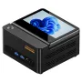 AOOSTAR G-FLIP Mini PC With 5 Inch Foldable Screen AMD Ryzen AI 9 HX 370 12 Cores 24 Threads 32GB DDR5 1TB SSD/64GB DDR5 2TB SSD Fingerprint Unlock Windows 11 Pro WIFI7 BT5.3 4K Triple Output USB4 Mini Computer Desktop PC