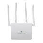 R103 4G LTE Wireless Router WiFi 5Ghz High Speed Internet SIM Card Slot Easy Setup Secure Encryption Multi-Device USB Type-C Routers with 4 External Antennas