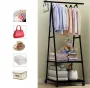 Triangle Coat Wheel Rack Removable Stainless Steel Clothes Hanging Hanger