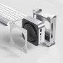 Vertical Docking Station for Mac Mini M4/M4 Pro With M.2 NVMe SSD Hard Drive Case SD/TF Port Expansion Stand HUB for Mac Mini M4