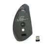 HXSJ T25 Tri-mod Tetikus Permainan Menegak Wayarles RGB 800/1600/2400DPI bluetooth/USB Tetikus Pemain Permainan Berwayar untuk Komputer Riba PC