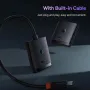 Baseus 4K@60Hz HD Switch Adaptador compatível com HDMI 2 em 1 Divisor compatível com HDMI para Xiaomi Mi TV Box PS5 PS4