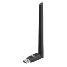 Scheda di rete WiFi WB603 650Mbps, adattatore wireless Bluetooth USB dual band 2.4G/5G con antenna 5dBi, senza driver