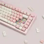 XVX Cherry Pudding 143 Keys MOA Profile Dye-Sub PBT Keycap Set for ANSI Layout 61/68/84/87/100/104/108 Keys Mechanical Keyboard