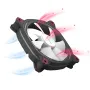 Aigo Z12 Bilgisayar Kasası Fanı Ters Ventoinha PC 120mm RGB Fan Soğutucu PWM CPU Soğutma Fanı 3Pin 5V ARGB 12CM Ventilador
