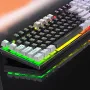 YINDIAO K500 104 Keys Wired Gaming Keyboard Mechanical-Feel Keycaps RGB Backlit USB E-sports Gamer Keyboards for PC Laptop Computer