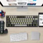 E-YOOSO Z-11 61 Keys Wired Mechanical Gaming Keyboard Hot Swappable Blue/Red Switch Type-C Detachable Wired Cable 60% Layout Gaming Keyboard