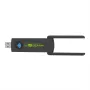 1300Mbps 2.4G/5G Dual Band USB3.0 WiFi Adapter Wifi Dongle USB Network Card Free Driver with External High Gain Dual Antenna for PC Laptop Computer