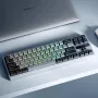 Xiaomi MK71 Pro Üç Modlu Mekanik Klavye LCD Ekranlı Metal Düğme 71 Tuş Conta Yapısı Sıcak Değiştirilebilir RGB 7800mAh 2.4G/Bluetooth/Kablolu Oyun Klavyesi