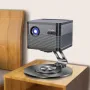 360° Rotary Table Projector Stand Adjustable Desktop Projector Mount Bracket with 1/4\ Screw for Video Projector Home Theater