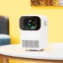 Proyektor LED FENGMI Xming Q1SE Resolusi 1080P 250 Ansi Lumens Beberapa Port 120-Inch Screencast Speaker Internal Proyeksi Belakang Home Theater Film Luar Ruangan