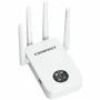COMFAST 1200Mbps スマートスクリーン WiFi リピーター、外部アンテナ 4 本付き 2.4G/5.8GHz Wi-Fi エクステンダー アンプ、ホームルーターカバレッジ用