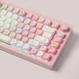 XVX Cherry Pudding 143 Keys MOA Profile Dye-Sub PBT Keycap Set for ANSI Layout 61/68/84/87/100/104/108 Keys Mechanical Keyboard