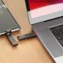 Lenovo TU280 Pro USB3.2 Gen2 Dual Interface USB Flash Drive 256G 512G Pendrive Kecepatan Tinggi Memori Portabel U Disk untuk TV Laptop Ponsel