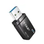 EDUP 1300Mbps USB3.0 Wifi Adapter Network Card 5.8Ghz 2.4Ghz Dual Band Wireless Win11 AC USB Adapter for PC Desktop Laptop