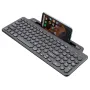 Mini Dokunmatik Klavye Kablosuz Bluetooth Klavye Kart Yuvası ile Evrensel 2.4G Oyuncu Tuş Takımı Windows Android IOS Tablet PC Aksesuarları