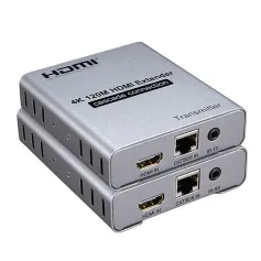 120M 4K HD KVM Ethernet Extender Via Cat5e Cat6 RJ45 Cable Video Transmitter Receiver Converter Support 1 to N Cascade Connection