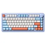LEOBOG Hi8SE Aluminum Alloy Mechanical Keyboard with Knob Triple Mode 80 Keys RGB Gasket-Mount Hot-Swap Barbies Switch 8000mAh Rechargeable Gaming Keyboard