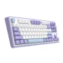 Ajazz Ak870pro 87 Tuş Üç Modlu Mekanik Oyun Klavyesi Conta Yapısı RGB PBT Sıcak Değiştirilebilir 2.4G/BT/Kablolu Oyuncu Klavyeleri PC Dizüstü Bilgisayar için