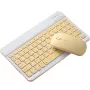 10 inch Mini bluetooth Keyboard and Mouse Set for iPad Xiaomi Huawei Phone Tablet Slim Wireless Mute Keyboard for Android IOS Windows