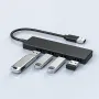 4-in-1 USB3.0 Hub Docking Station 4 Ports USB3.0 OTG Splitter Adapter for PC Laptop Phone