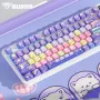 IBLANCOD 128 Keys Candy Planet PBT Keycap Set CSO Profile Sublimation Cuteness Custom Keycaps for Mechanical Keyboards
