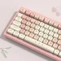XVX Cherry Pudding 143 Keys MOA Profile Dye-Sub PBT Keycap Set for ANSI Layout 61/68/84/87/100/104/108 Keys Mechanical Keyboard
