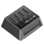 MAIWO 4 Bay M.2 SATA/NVMe SSD Base M/B&M Key M.2 Case USB-C SSD Case NVME and NGFF External HD with Fan for PC