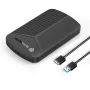 Yottamaster 2.5 inç HDD Muhafazası SATA'dan USB 3.0 Adaptörüne Sabit Disk Kutusu 6 Gbps UASP Sabit Disk Muhafazası Windows için 4 TB Kapasite Desteği Mac Linux