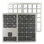 2.4G/bluetooth Numeric Keyboard 35-keys Super Thin Wireless Numpad USB Rechargeable Numeric Keypad for iOS Android Window Digital Keyboard