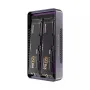 JEYI 586R Dual NVMe SDD Enclosure 2-Bay 2-Bay Hardware RAID Enclosure 20Gbps Transmission Speed SSD Case Support RAID0/ RAID1/ Large/ JBOD
