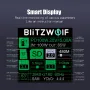 BlitzWolf BW-TH16 8 in 1 USB Hub LCD Smart Display Type-c Docking Station with USB3.1 Type-C 3.1 HD 4K@60Hz SD/TF Card Slots 100W PD Power Delivery