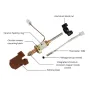 K1C Ceramic Heating Hotend Kit 0.4mm Nozzle 300°C High Temp Hardened Steel Chromium Zirconium Copper Titanium Alloy for 3D Printer PLA ABS PETG TPU Nylon