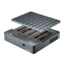 MAIWO K2024 4 Bay M.2 NVMe SSD Enclosure with USB4 Port 40Gbps High Speed SSD Case with Colling Fan Support 1-to-3 Offline Clone for 2230/2242/2260/2280 Hard Drive