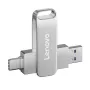 Lenovo SS380 Type-C ve USB3.2 Flash Sürücü 512GB/256GB/128GB/64GB Yüksek Hızlı USB Bellek U Disk Telefon Dizüstü Bilgisayar Tak ve Çalıştır