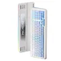 Tastiera meccanica MCHOSE K99 Tri-Mode, tasti RGB PBT sostituibili a caldo, 8000 mAh, 98 tasti, struttura con guarnizione, tastiere da gioco cablate