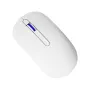MONSGEEK D1 2.4G Trådlös Mus 1000CPI Dubbelriktad Bärbar Möss för Stationär Bärbar PC Macbook Plug and Play
