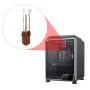 K1C Ceramic Heating Hotend Kit 0.4mm Nozzle 300°C High Temp Hardened Steel Chromium Zirconium Copper Titanium Alloy for 3D Printer PLA ABS PETG TPU Nylon